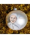 Bombka 12cm/1szt dekor z dedykacją imieniem LUX Papież Franciszek