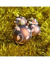Bombki 7cm/4szt dekor szklane choinkowe ozdoby