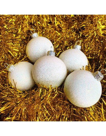 Bombki 6cm/5szt dekor szklane choinkowe ozdoby