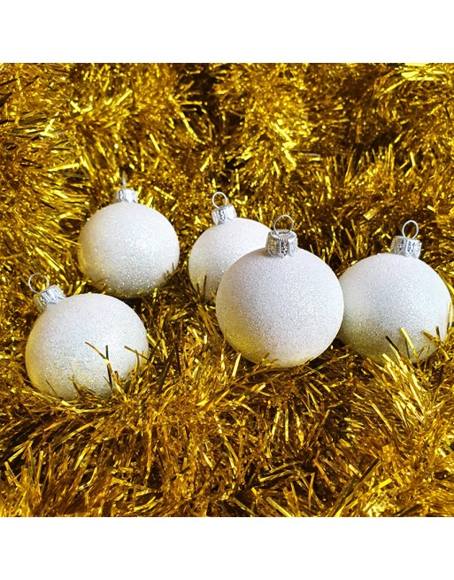 Bombki 6cm/5szt dekor szklane choinkowe ozdoby