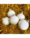 Bombki 6cm/5szt dekor szklane choinkowe ozdoby
