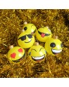 Bombki 6cm/6szt dekor szklane choinkowe emotki