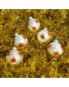 Bombki 6cm/5szt dekor szklane choinkowe ozdoby