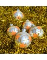 Bombki 6cm/5szt dekor szklane choinkowe ozdoby