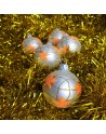 Bombki 6cm/5szt dekor szklane choinkowe ozdoby