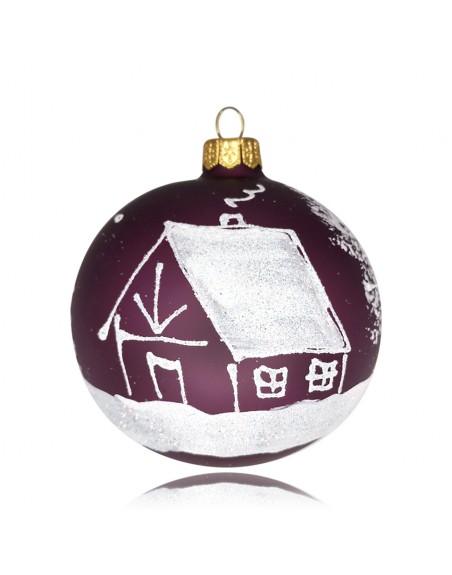 OUTLET Bombki 10cm/1szt dekor szklane choinkowe