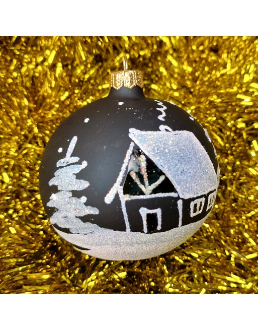 OUTLET Bombki 10cm/1szt dekor szklane choinkowe