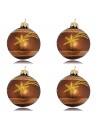 OUTLET Bombki 6cm/4szt dekor szklane choinkowe