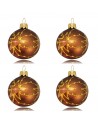 OUTLET Bombki 6cm/4szt dekor szklane choinkowe