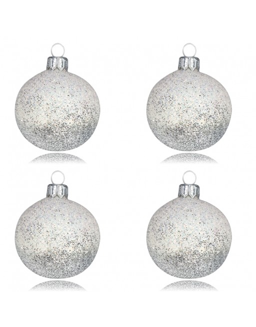 OUTLET Bombki 6cm/4szt dekor szklane choinkowe