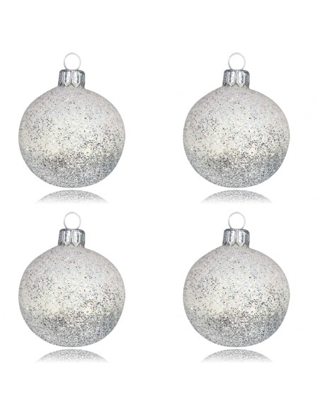 OUTLET Bombki 6cm/4szt dekor szklane choinkowe