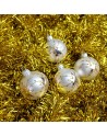 OUTLET Bombki 6cm/4szt dekor szklane choinkowe