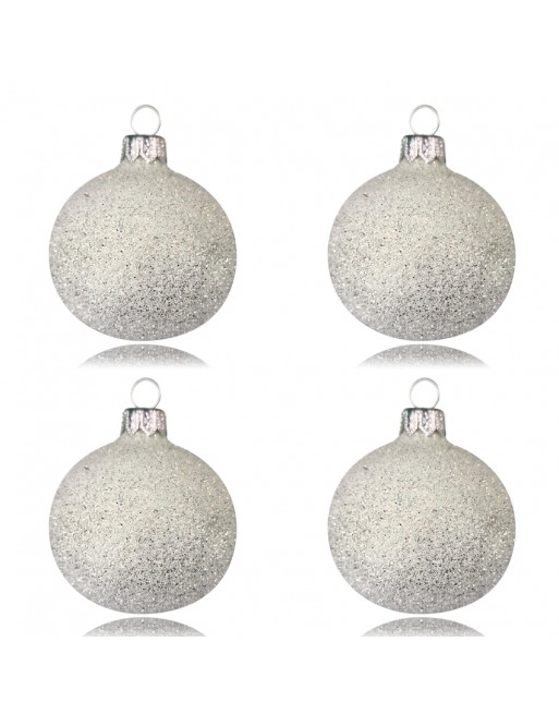 OUTLET Bombki 6cm/4szt dekor szklane choinkowe