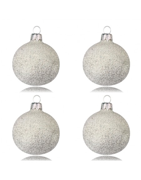 OUTLET Bombki 6cm/4szt dekor szklane choinkowe