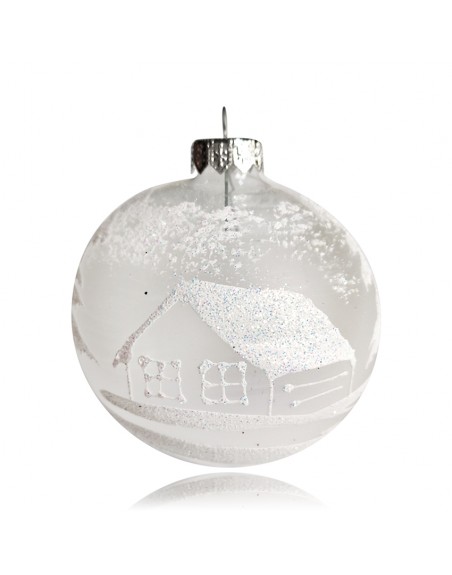 OUTLET Bombki 10cm/1szt dekor szklane choinkowe