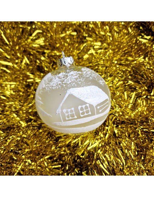 OUTLET Bombki 10cm/1szt dekor szklane choinkowe
