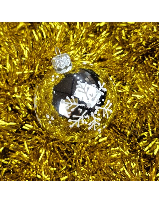 OUTLET Bombki 8cm/1szt dekor szklane choinkowe