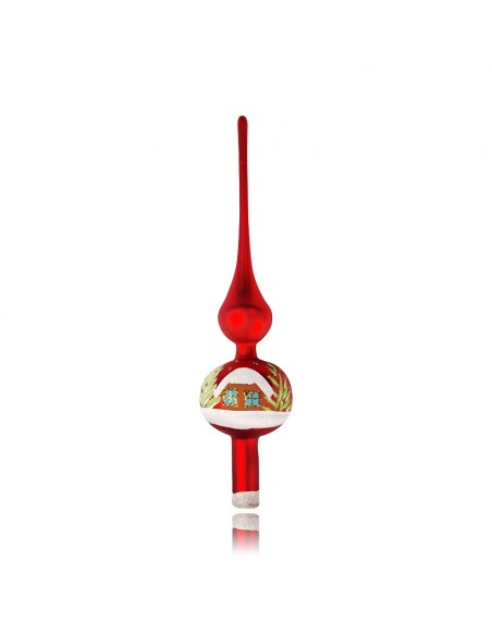 OUTLET Czub 28cm dekor szklane choinkowe