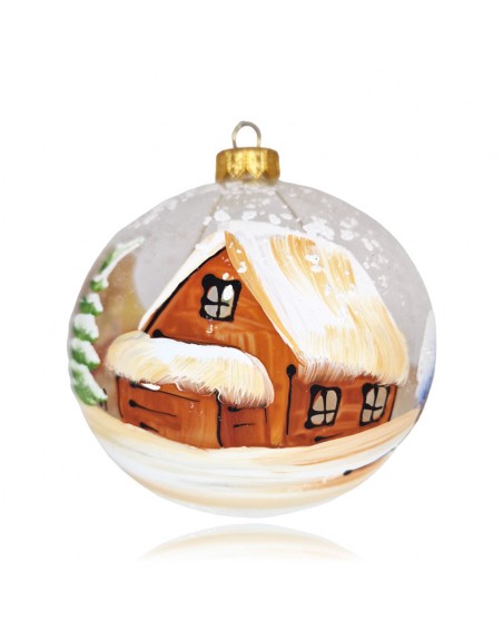 OUTLET Bombki 12cm/1szt dekor szklane choinkowe