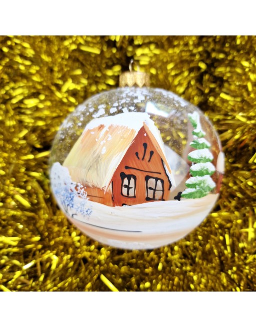 OUTLET Bombki 12cm/1szt dekor szklane choinkowe
