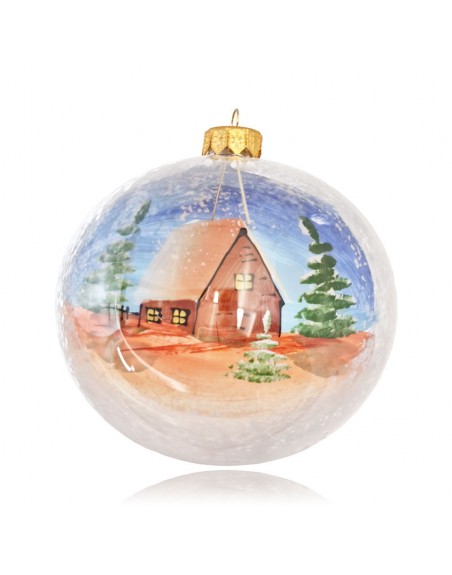 OUTLET Bombki 12cm/1szt dekor szklane choinkowe