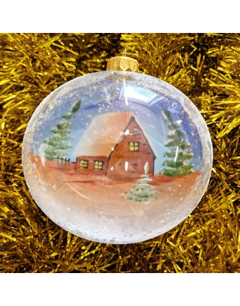 OUTLET Bombki 12cm/1szt dekor szklane choinkowe
