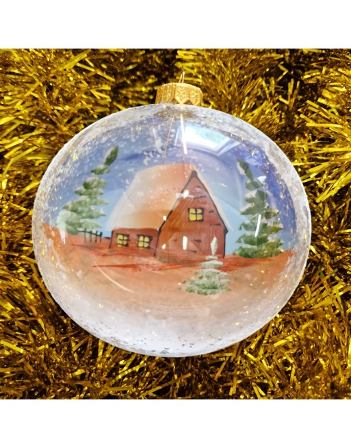 OUTLET Bombki 12cm/1szt dekor szklane choinkowe