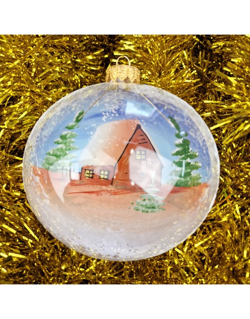 OUTLET Bombki 12cm/1szt dekor szklane choinkowe