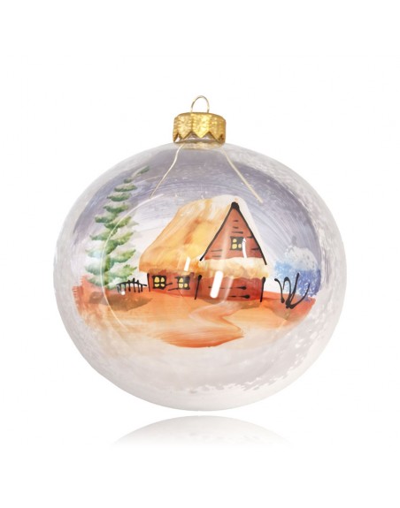 OUTLET Bombki 12cm/1szt dekor szklane choinkowe