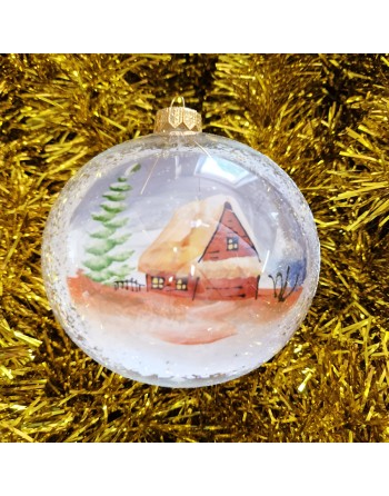 OUTLET Bombki 12cm/1szt dekor szklane choinkowe