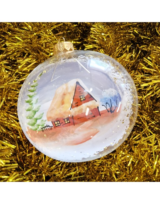 OUTLET Bombki 12cm/1szt dekor szklane choinkowe
