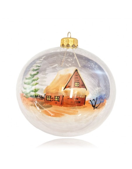 OUTLET Bombki 12cm/1szt dekor szklane choinkowe