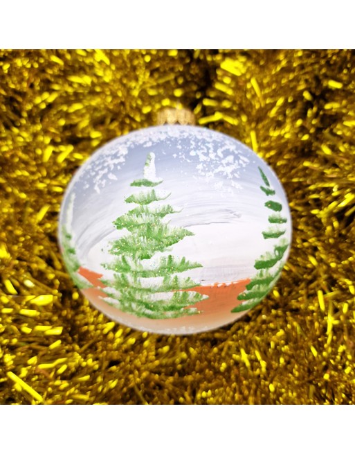 OUTLET Bombki 12cm/1szt dekor szklane choinkowe