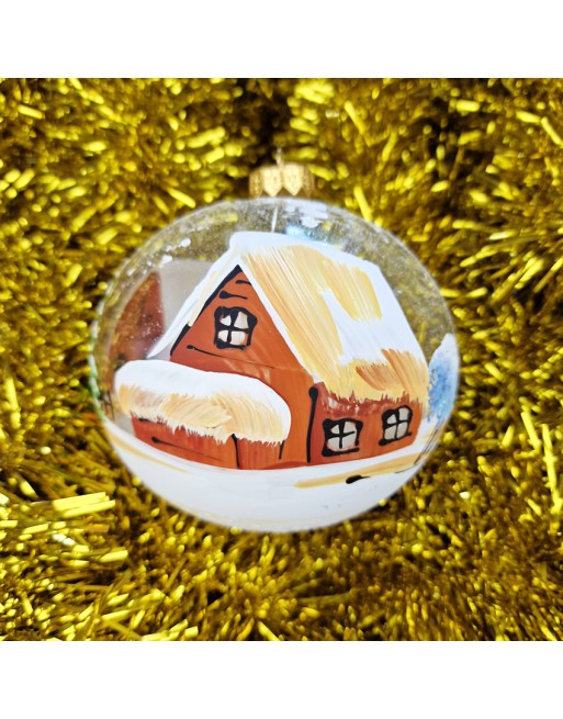 OUTLET Bombki 12cm/1szt dekor szklane choinkowe