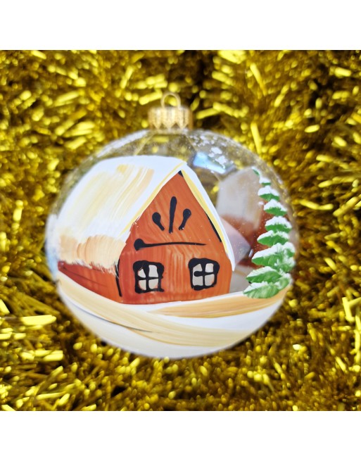 OUTLET Bombki 12cm/1szt dekor szklane choinkowe