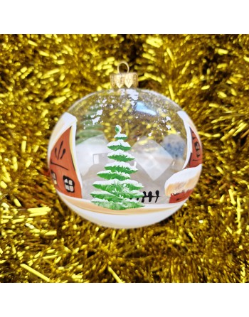 OUTLET Bombki 12cm/1szt dekor szklane choinkowe