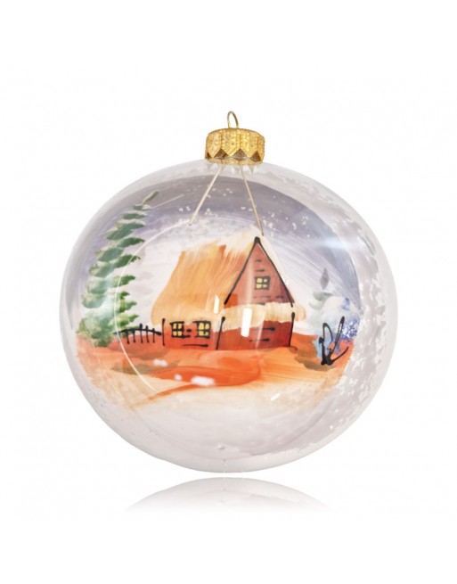 OUTLET Bombki 12cm/1szt dekor szklane choinkowe