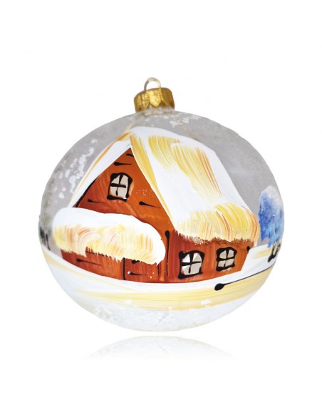OUTLET Bombki 12cm/1szt dekor szklane choinkowe