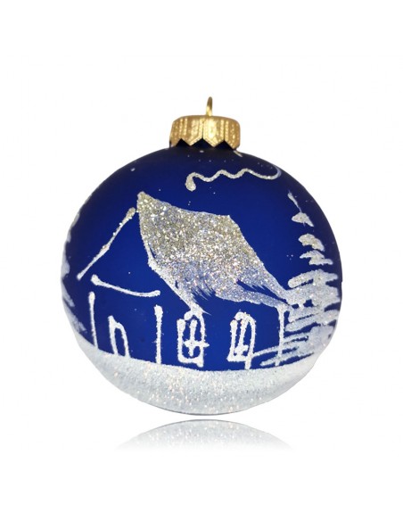 OUTLET Bombki 10cm/1szt dekor szklane choinkowe