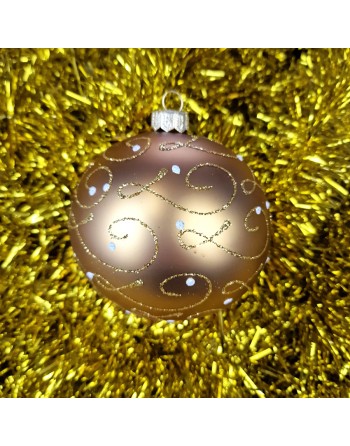 OUTLET Bombki 10cm/1szt dekor szklane choinkowe