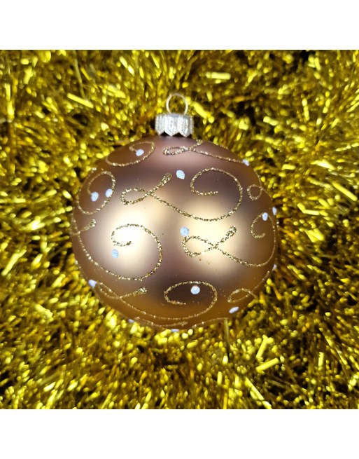 OUTLET Bombki 10cm/1szt dekor szklane choinkowe