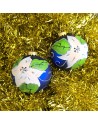 OUTLET Bombki 10cm/2szt dekor szklane choinkowe