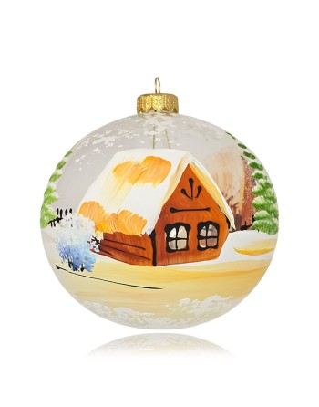 OUTLET Bombki 12cm/1szt dekor szklane choinkowe duża bombka ozdoba malowana