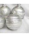 OUTLET Bombki 5cm/5szt dekor szklane choinkowe zestaw