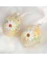 Zawieszka Jajo Jajko faberge szklane dekoracja na Wielkanoc 2 szt