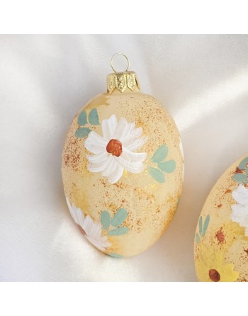 Zawieszka Jajo Jajko faberge szklane dekoracja na Wielkanoc 2 szt