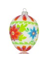 Zawieszka Jajo Jajko faberge szklane ręcznie dekor dekoracja na Wielkanoc