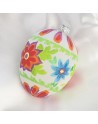 Zawieszka Jajo Jajko faberge szklane ręcznie dekor dekoracja na Wielkanoc