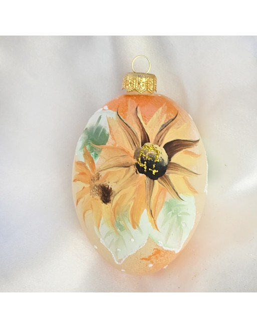 Zawieszka Jajo Jajko faberge szklane ręcznie dekor dekoracja na Wielkanoc