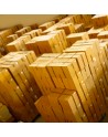 Bombki 8cm/4szt czerwony aksamit mat kreda szklane choinkowe